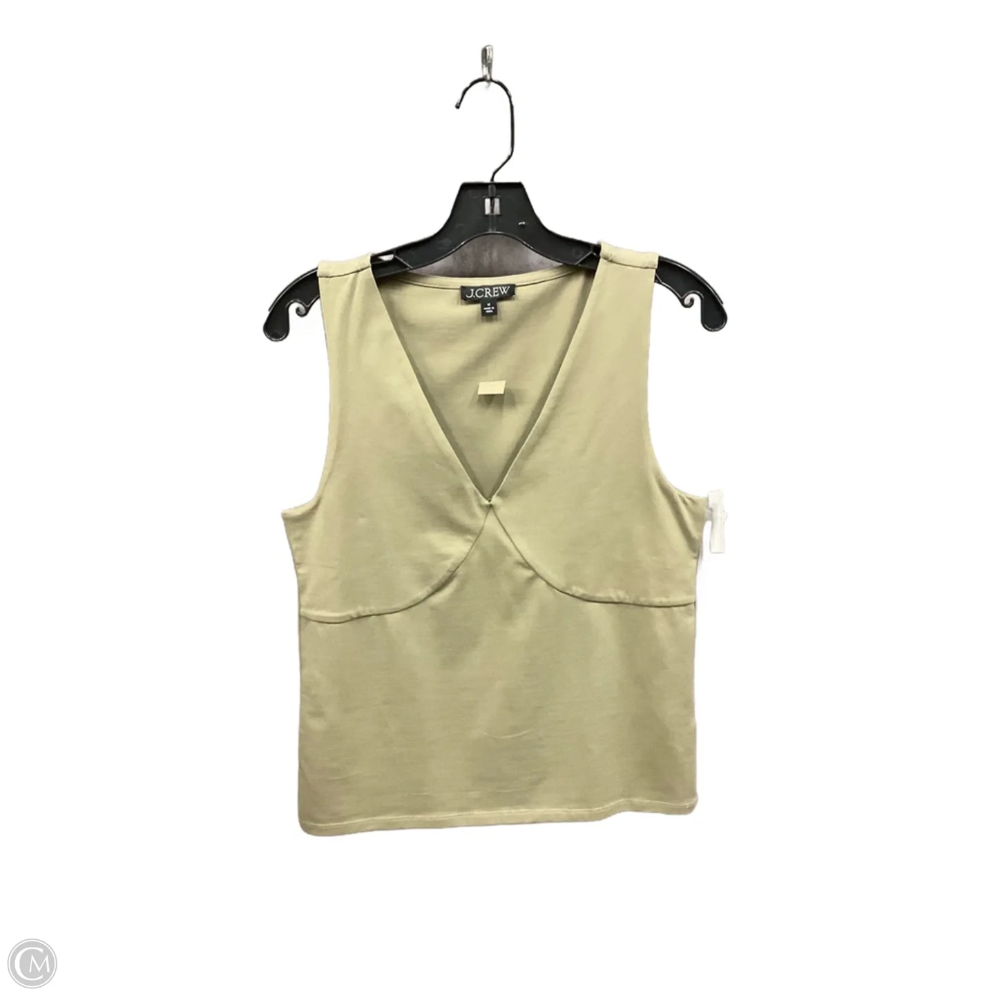 Top Sleeveless Basic By J. Crew In Green, Size: M