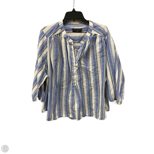 Top 3/4 Sleeve By Lane Bryant In Striped Pattern, Size: 4x