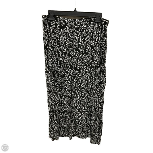 Skirt Maxi By J. Jill In Black & White, Size: S