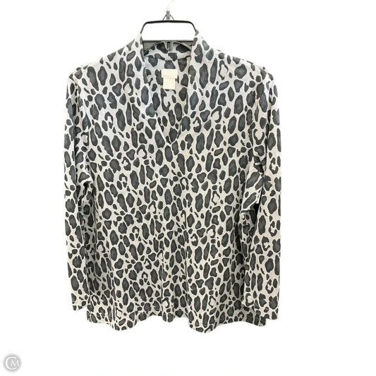Top Long Sleeve By Chicos In Animal Print, Size: Xlp