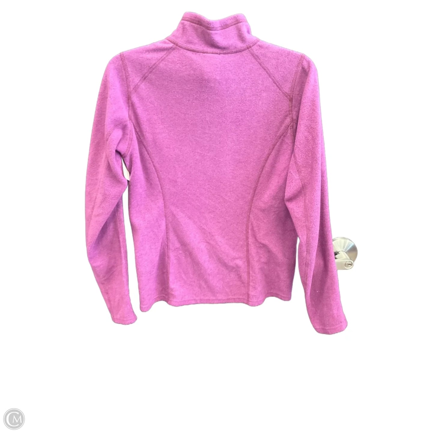 Athletic Top Long Sleeve Collar By The North Face In Purple, Size: Sp