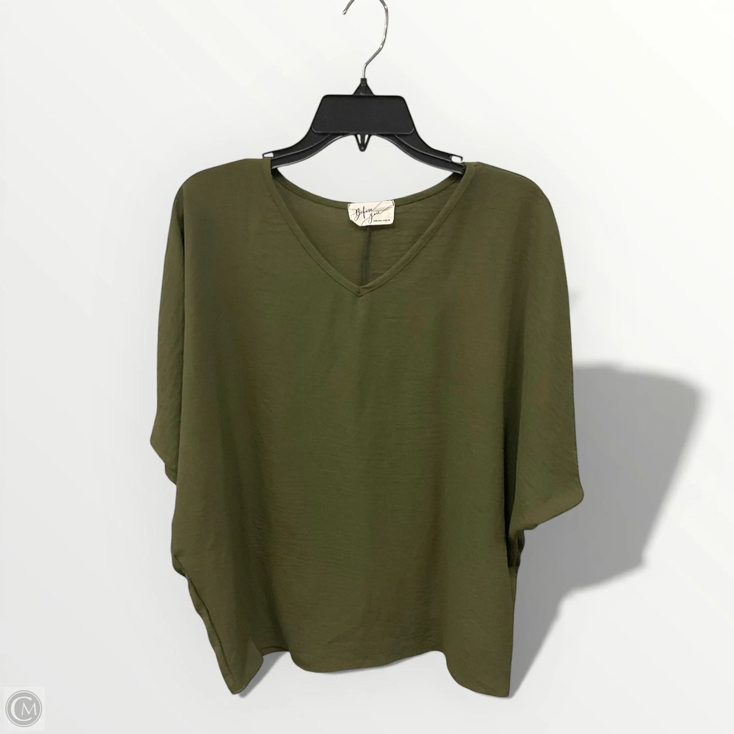 Top Short Sleeve Basic By Clothes Mentor In Green, Size: S