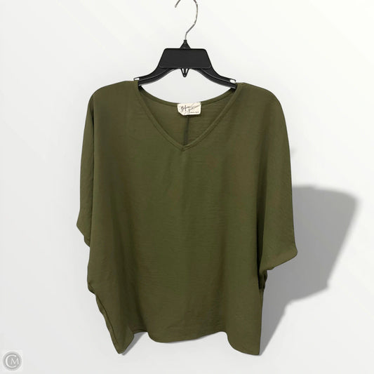 Top Short Sleeve Basic By Clothes Mentor In Green, Size: S