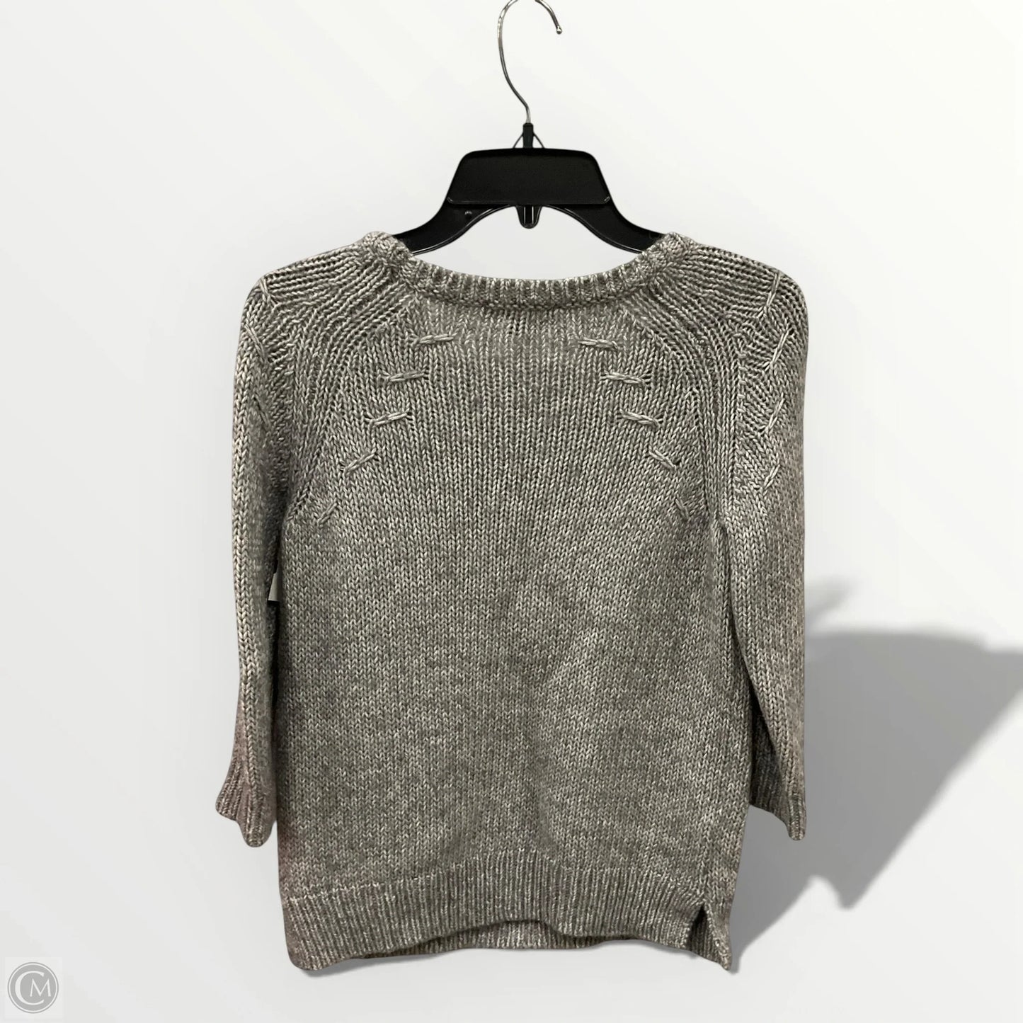 Sweater By Ann Taylor In Grey, Size: Sp