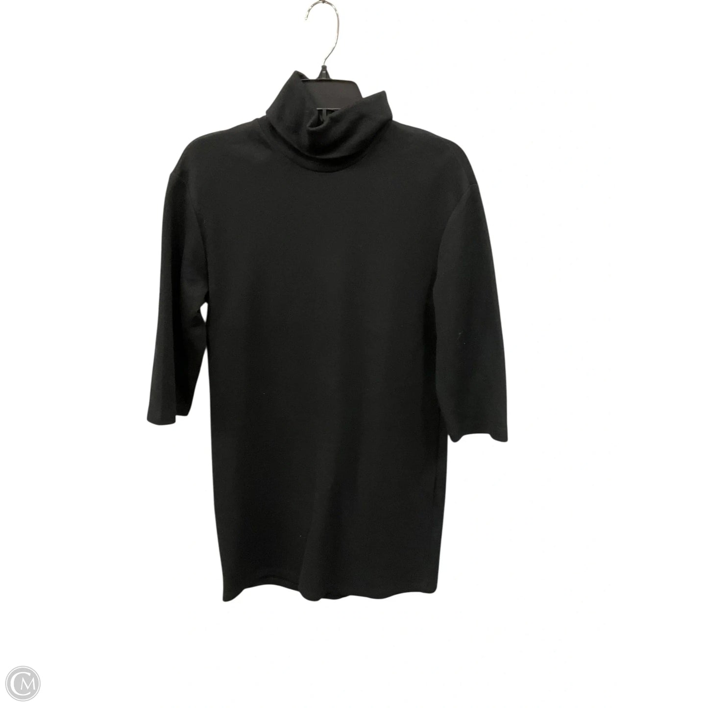 Top Long Sleeve Basic By Zara In Black, Size: S