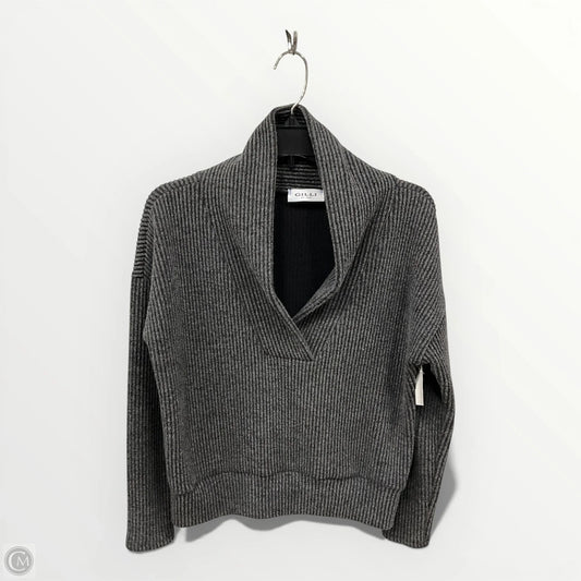 Top Long Sleeve By Gilli In Grey, Size: S
