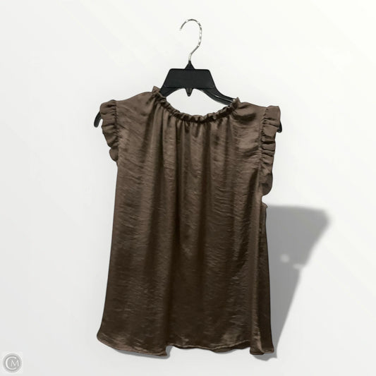 Top Sleeveless Basic By Ces Femme In Brown, Size: S