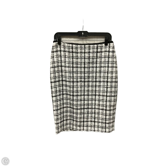 Skirt Midi By White House Black Market In Black & White, Size: 6