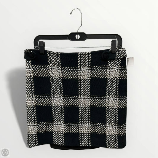 Skirt Mini & Short By White House Black Market In Plaid Pattern, Size: 8