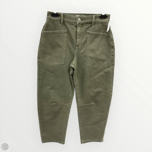 Jeans Straight By Evereve In Green Denim, Size: 2
