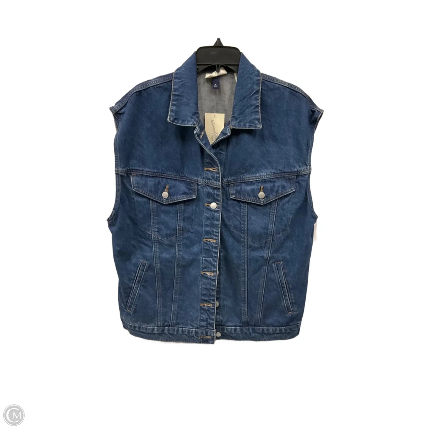 Vest Other By Universal Thread In Blue Denim, Size: M