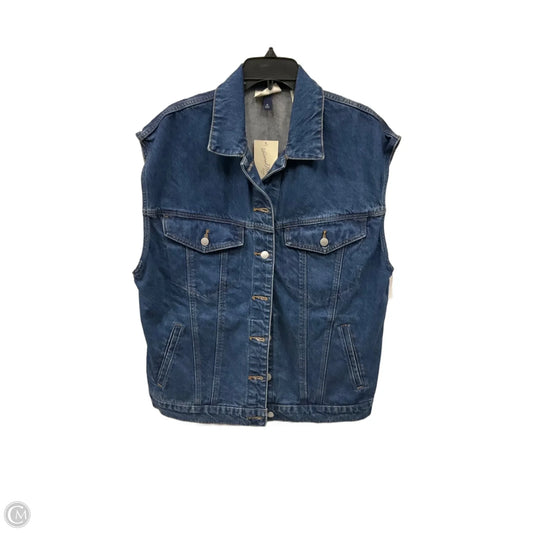 Vest Other By Universal Thread In Blue Denim, Size: M