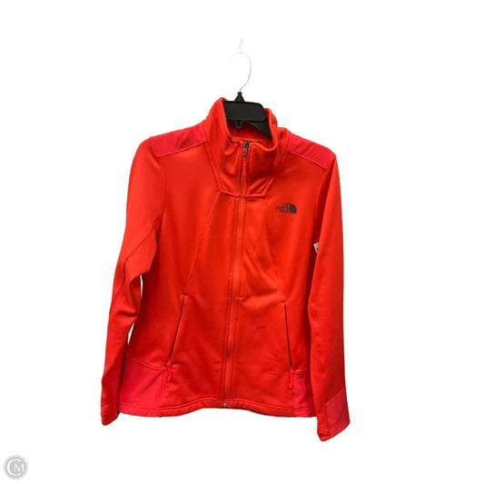 Athletic Jacket By The North Face In Orange, Size: L