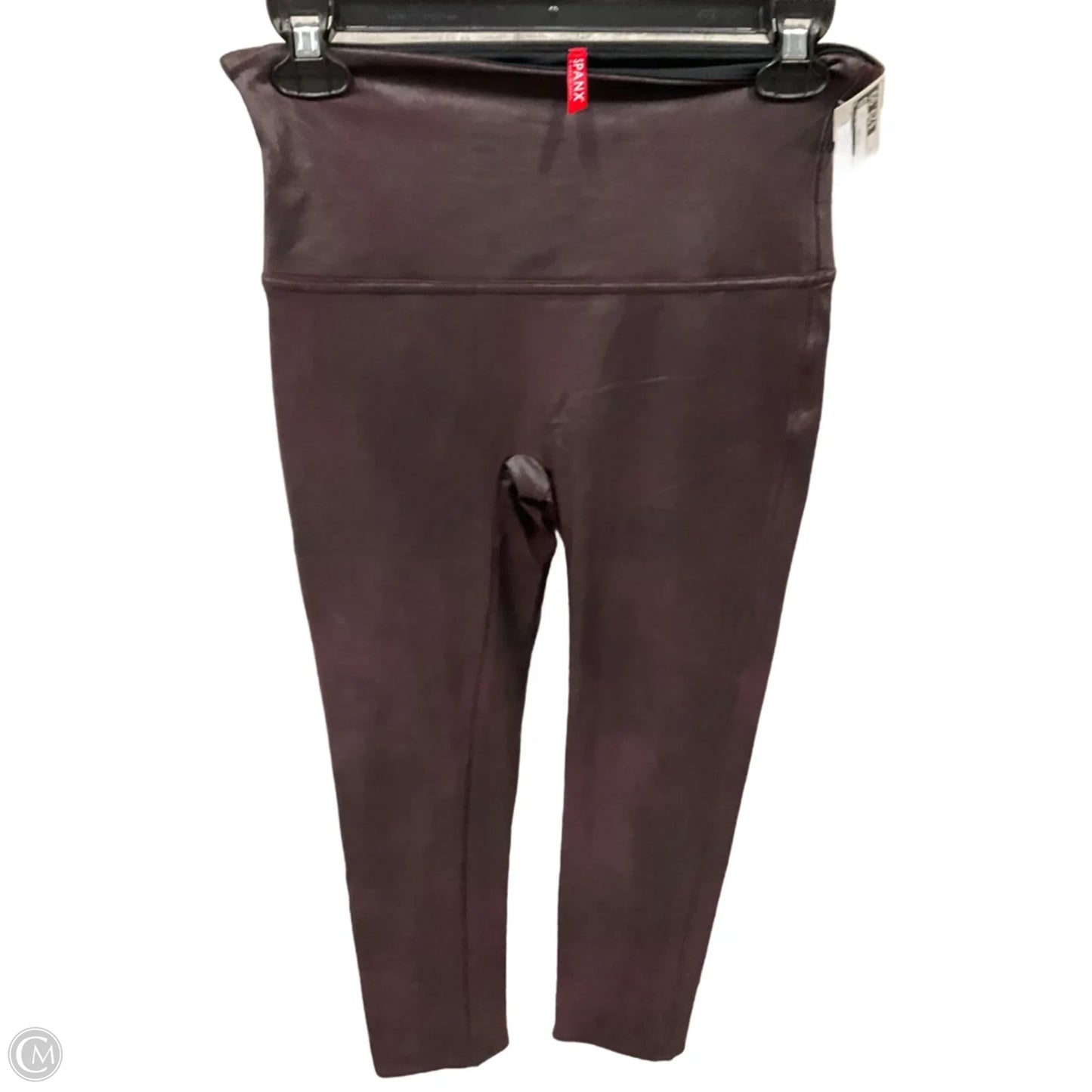 Athletic Leggings By Spanx In Purple, Size: L