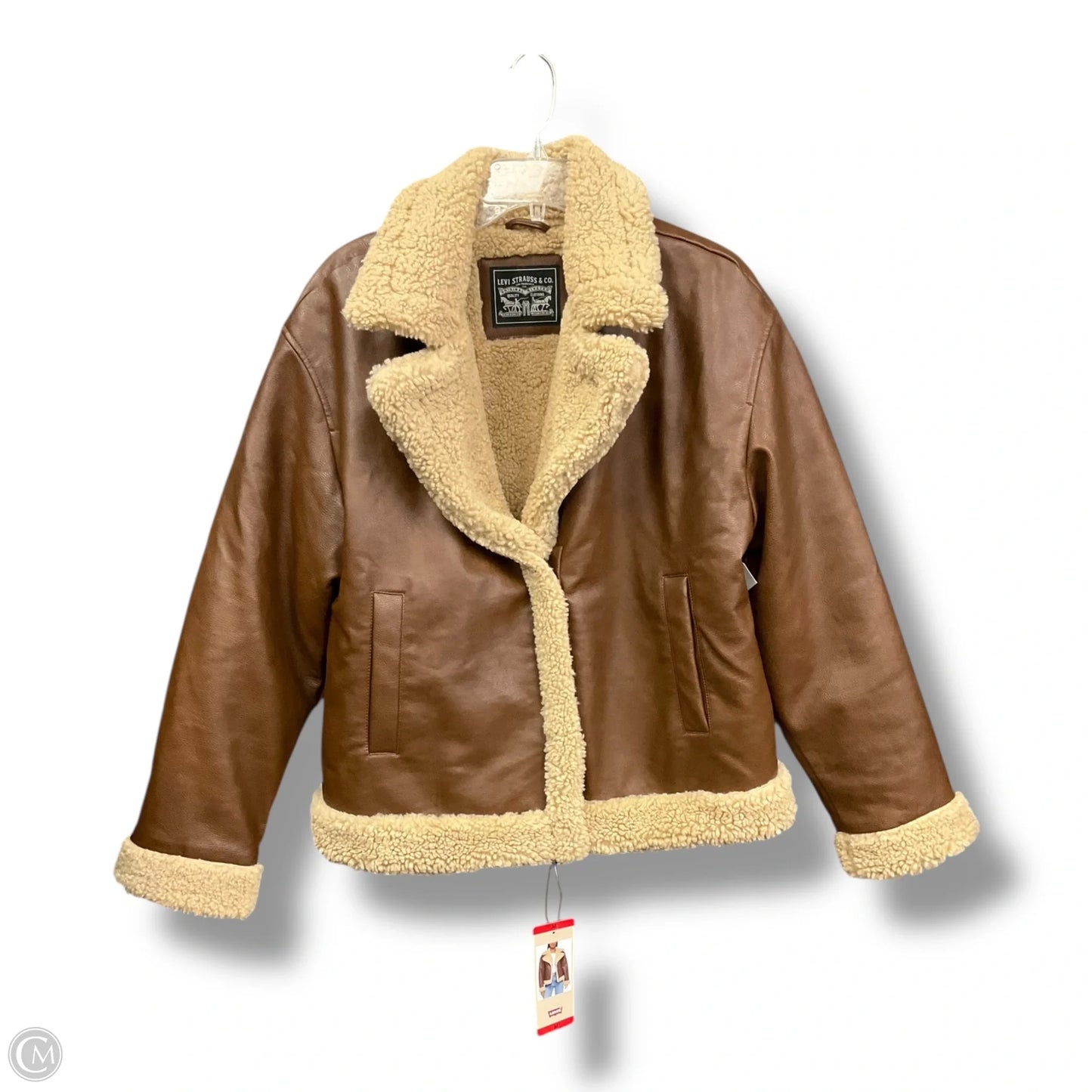 Jacket Other By Levis In Brown, Size: M