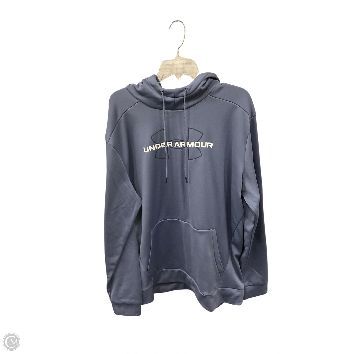 Athletic Sweatshirt Hoodie By Under Armour In Blue, Size: Xl