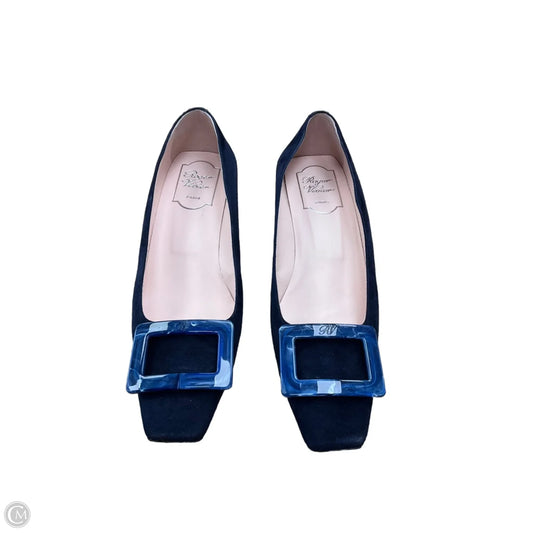 Shoes Designer By Roger Vivier In Blue, Size: 7.5