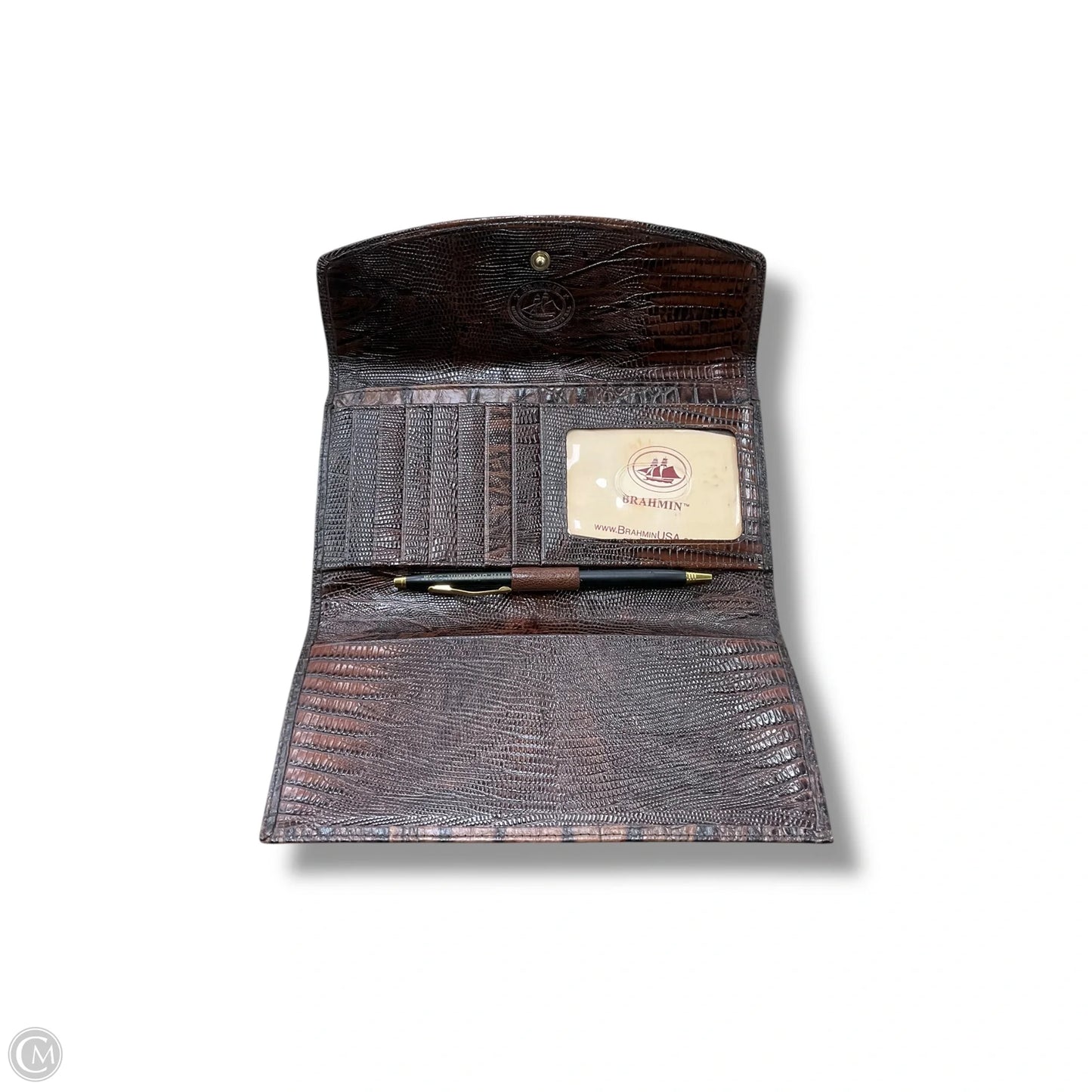 Wallet Designer By Brahmin, Size: Medium