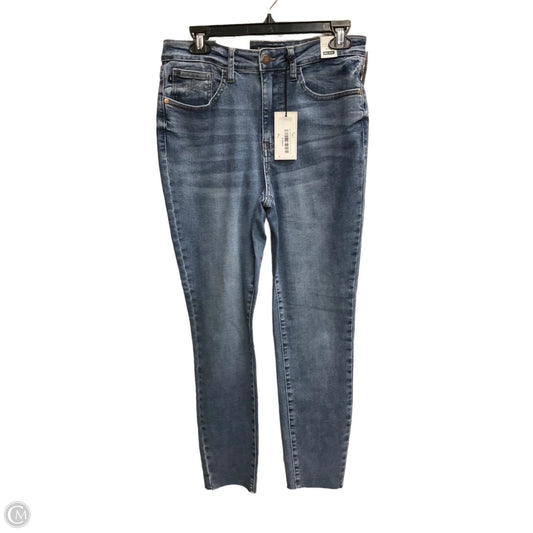 Jeans Straight By Judy Blue In Blue Denim, Size: 10