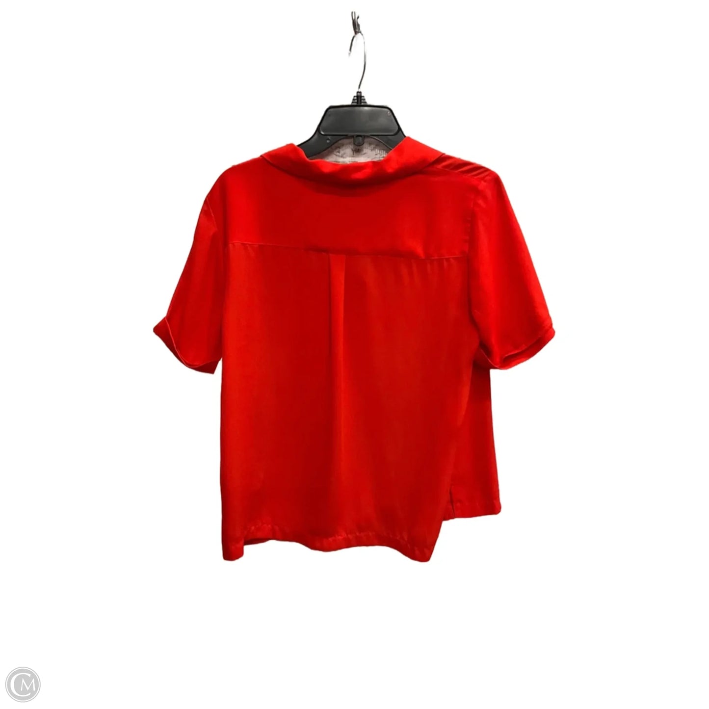 Top Short Sleeve Basic By Banana Republic In Orange, Size: M