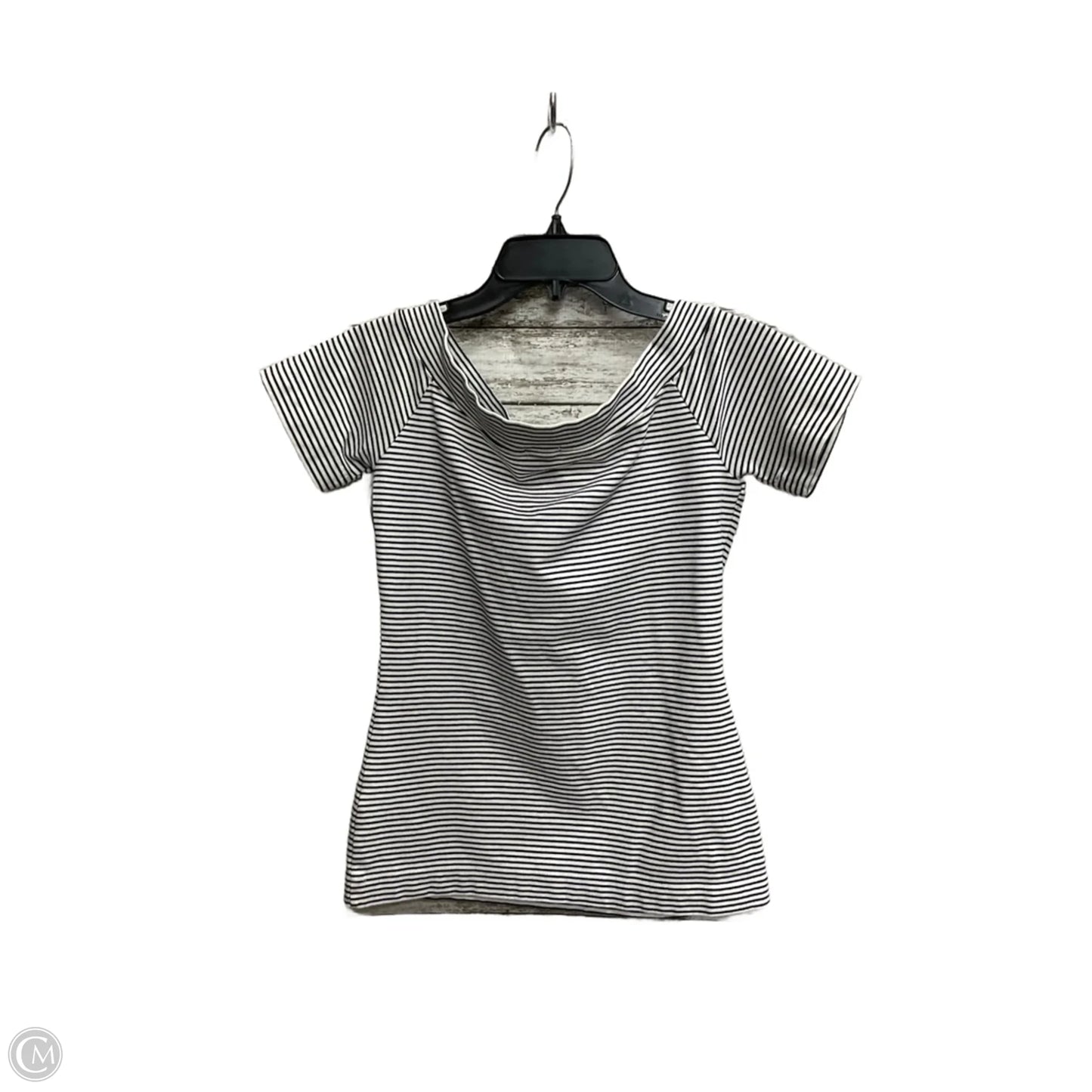 Top Short Sleeve By J. Crew In Striped Pattern, Size: M