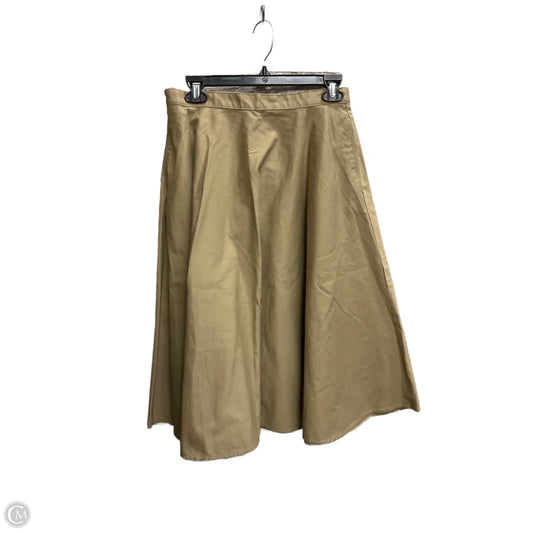 Skirt Midi By Uniqlo In Brown, Size: M