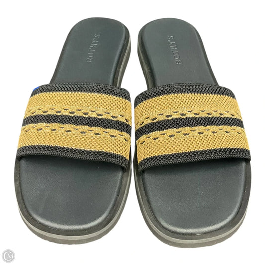 Sandals Flats By Rothys In Black, Size: 10