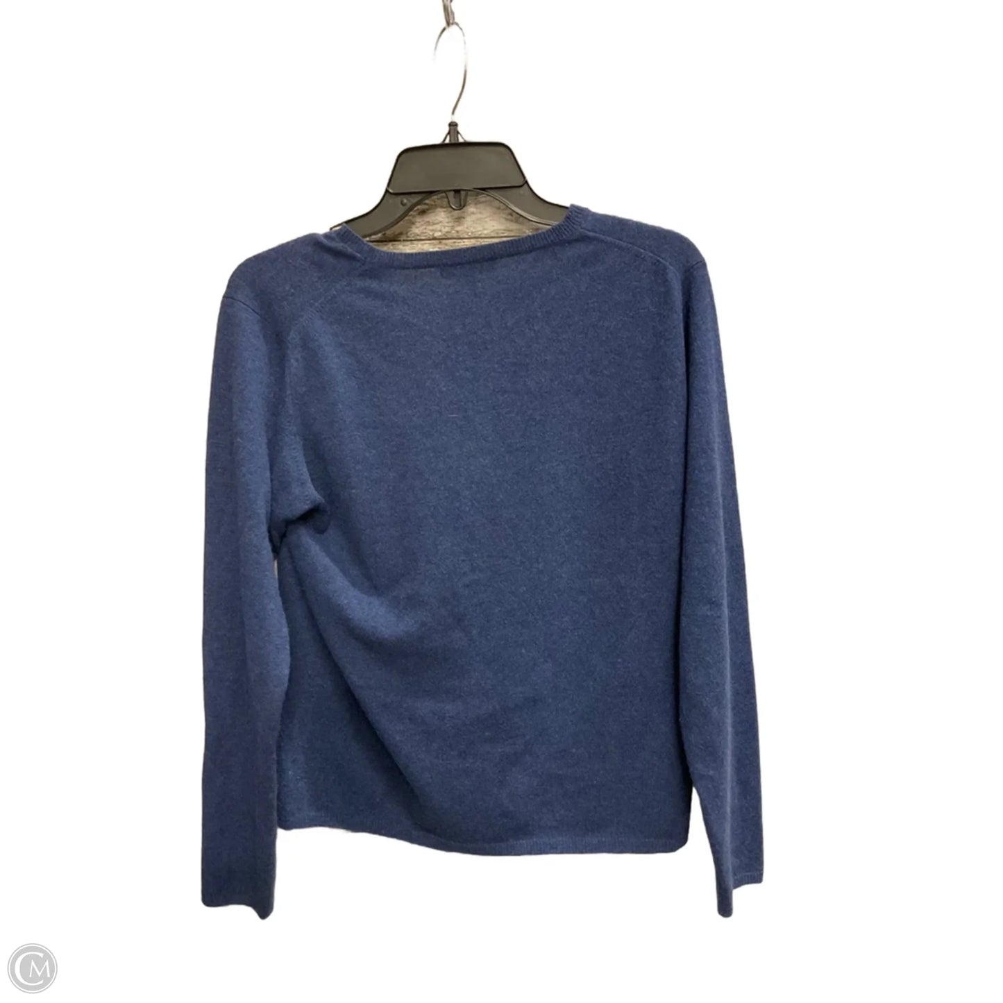 Sweater Cashmere By Geneva In Blue, Size: L