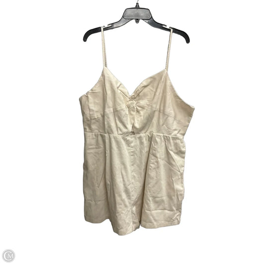 Dress Casual Short By Old Navy In Tan, Size: Xxl