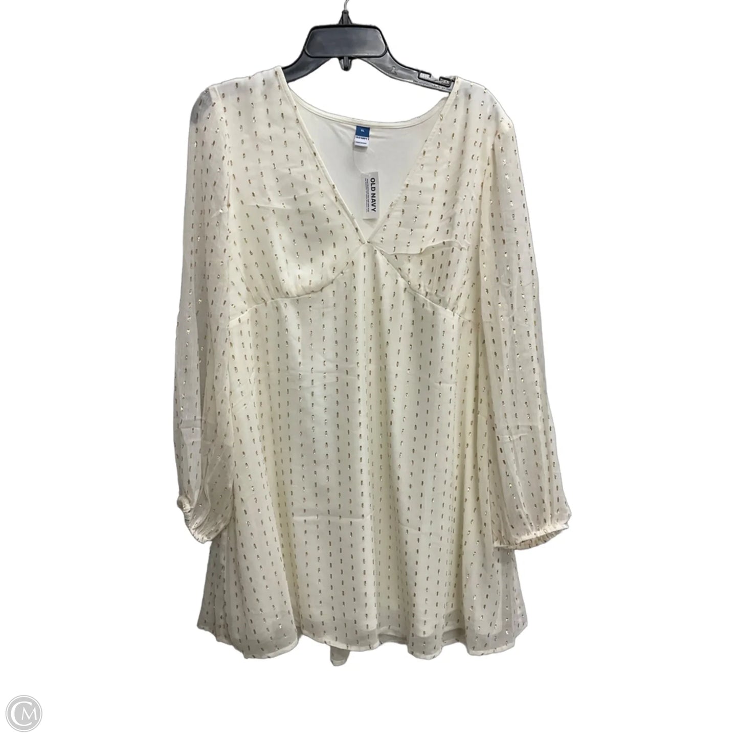 Dress Casual Short By Old Navy In Cream, Size: Xl