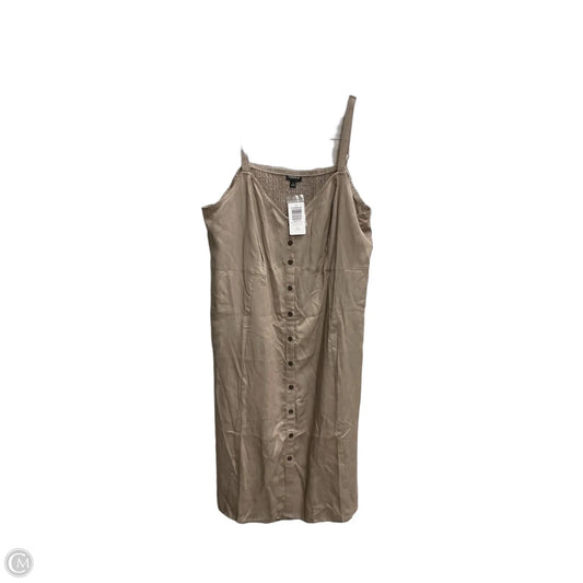 Dress Casual Midi By Torrid In Brown, Size: 1x