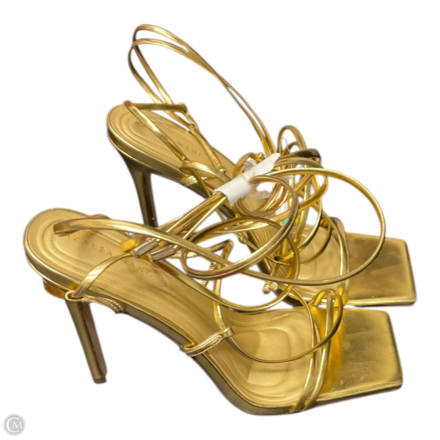 Shoes Heels Stiletto By Azalea Wang In Gold, Size: 8.5