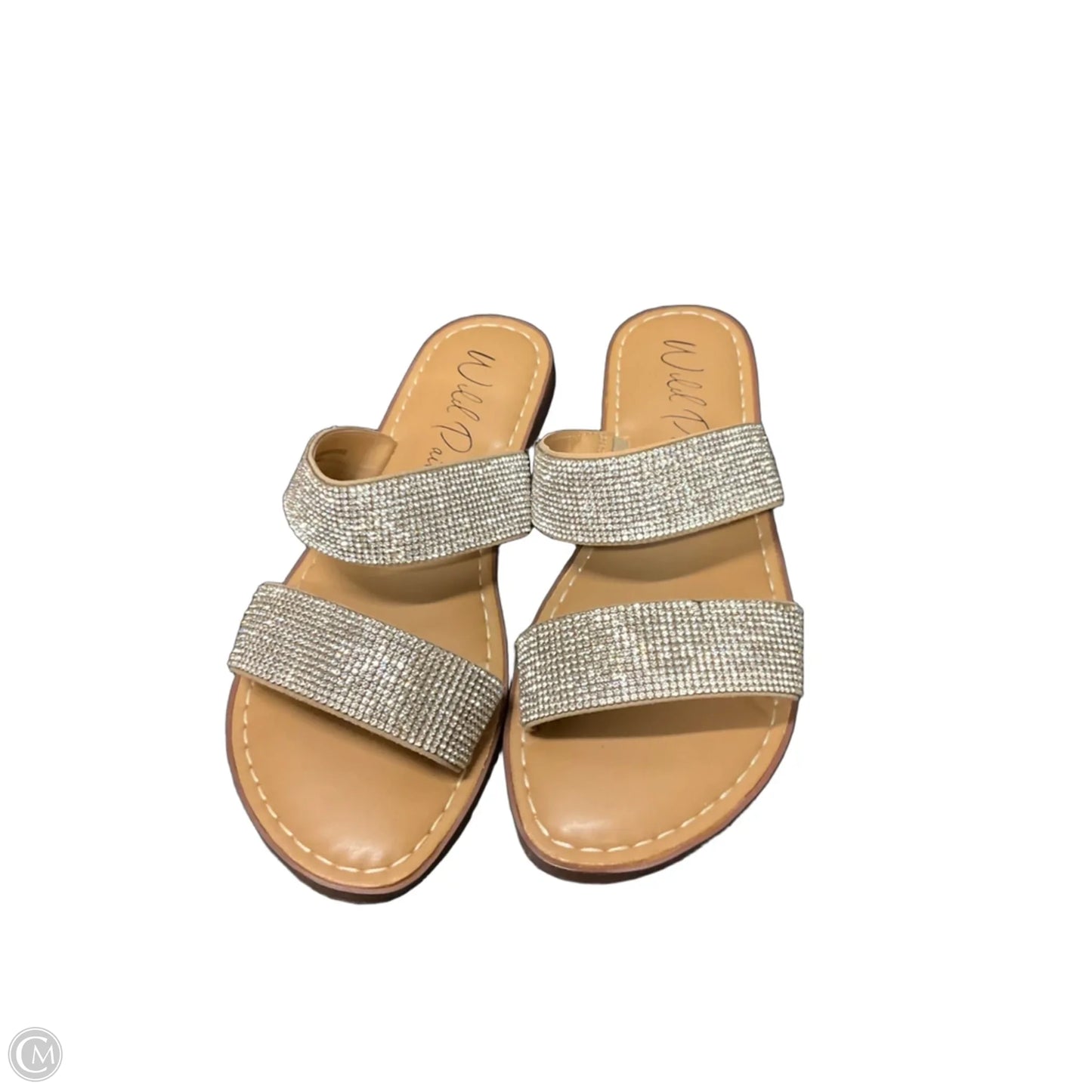 Sandals Flats By Clothes Mentor In Brown, Size: 6