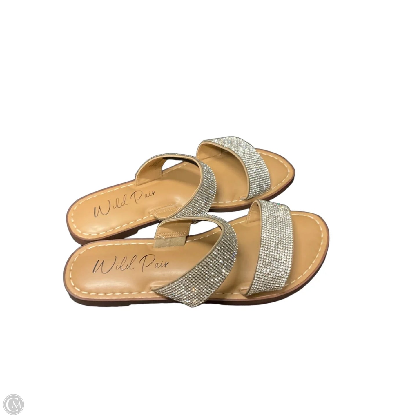 Sandals Flats By Clothes Mentor In Brown, Size: 6