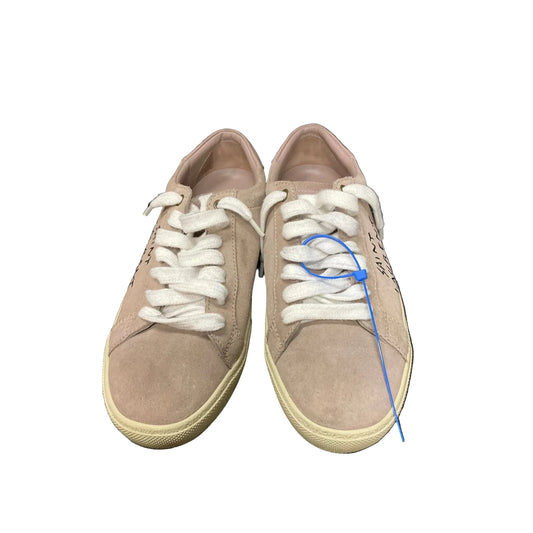 Shoes Luxury Designer By Yves Saint Laurent In Taupe, Size: 8.5