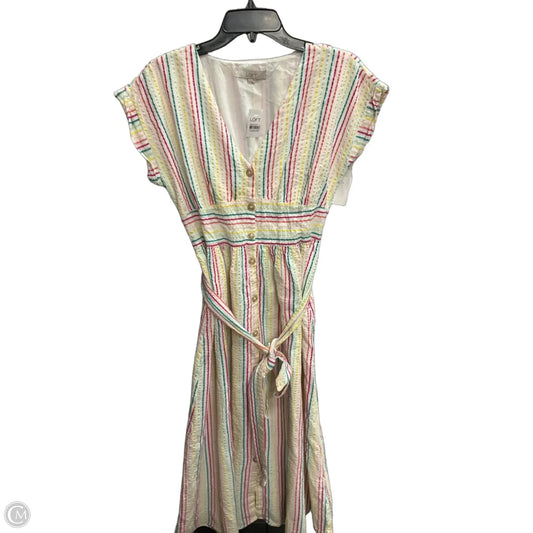 Dress Casual Maxi By Loft In Striped Pattern, Size: S