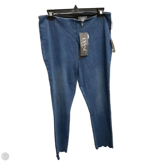 Jeans Jeggings By Lysse In Blue Denim, Size: 12