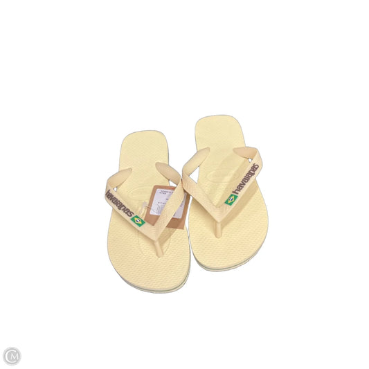 Sandals Flats By Havaianas In Yellow, Size: 6