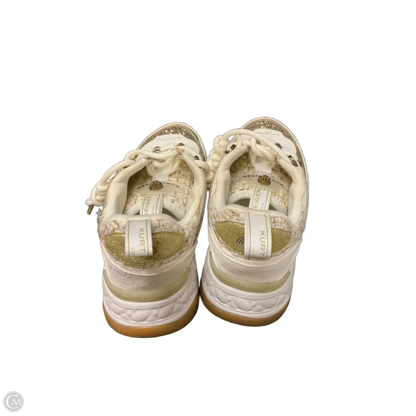 Shoes Designer By Kurt Geiger In Gold, Size: 6.5