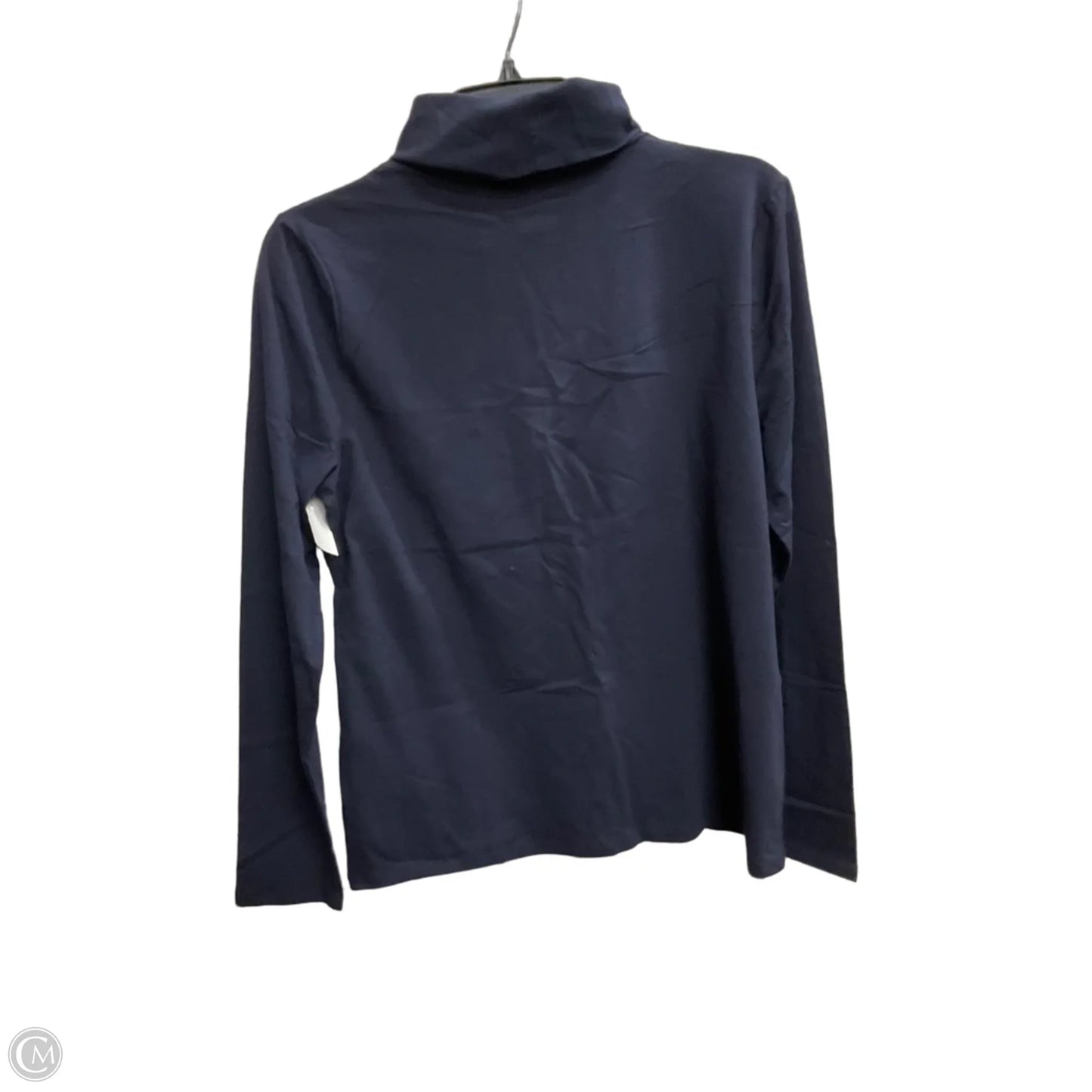 Top Long Sleeve Basic By Talbots In Navy, Size: L