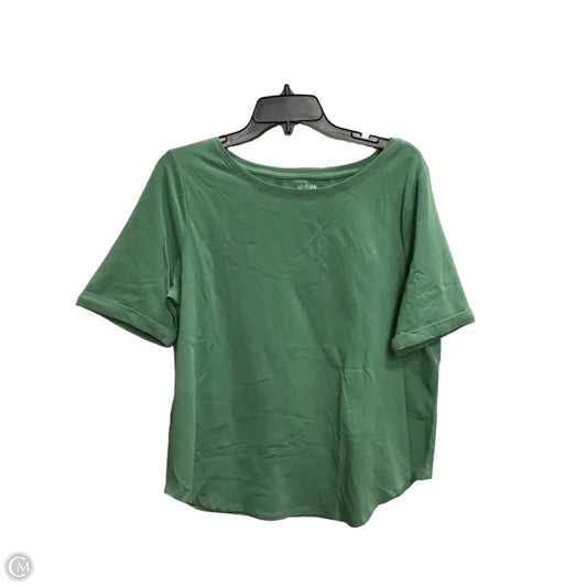Top Short Sleeve Basic By Chicos In Green, Size: L