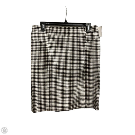 Skirt Midi By Michael By Michael Kors In Black & White, Size: 8