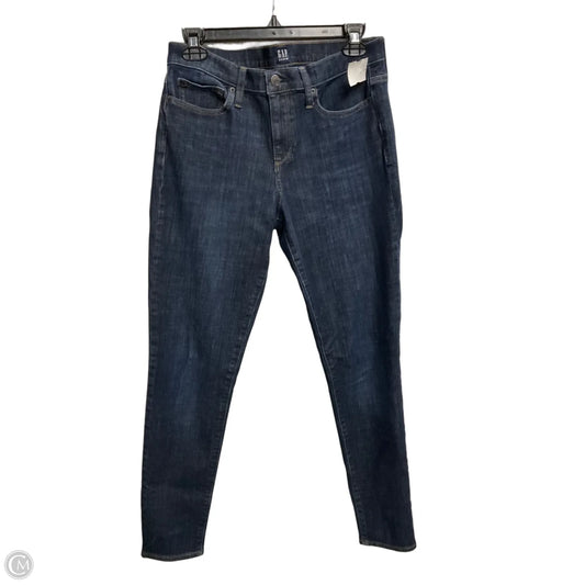 Jeans Skinny By Gap In Blue Denim, Size: 6