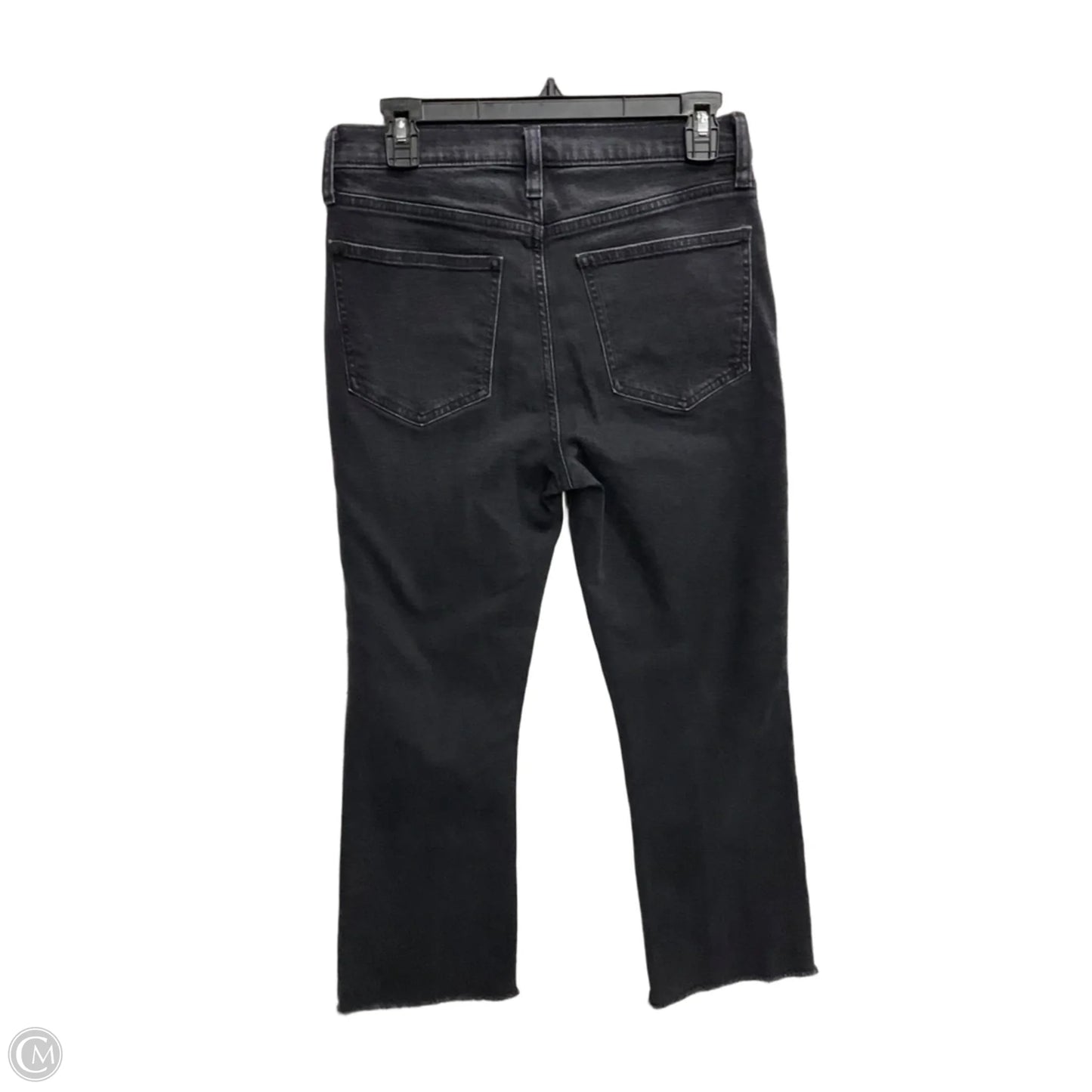 Jeans Straight By Gap In Black Denim, Size: 6