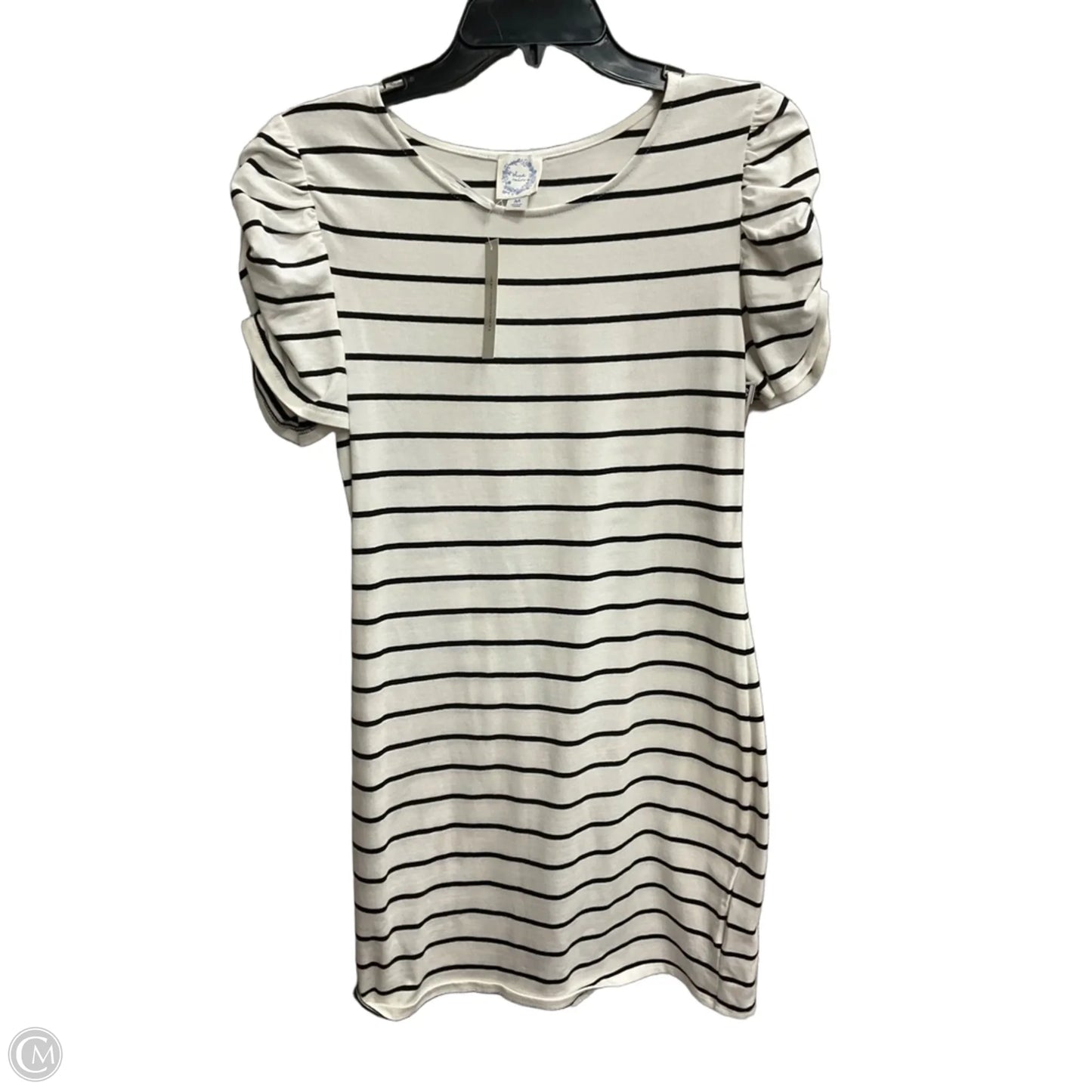 Dress Casual Midi By Francesca's In Striped Pattern, Size: M