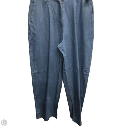 Jeans Wide Leg By Old Navy In Blue Denim, Size: 8