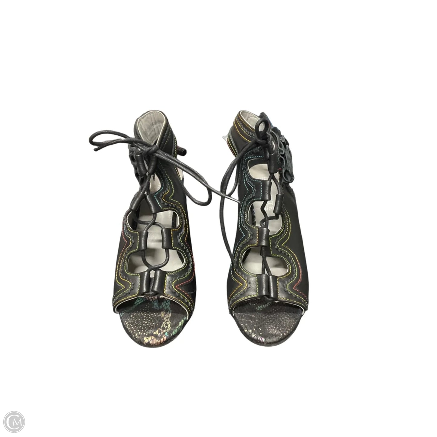 Shoes Heels Block By Cma In Black, Size: 6