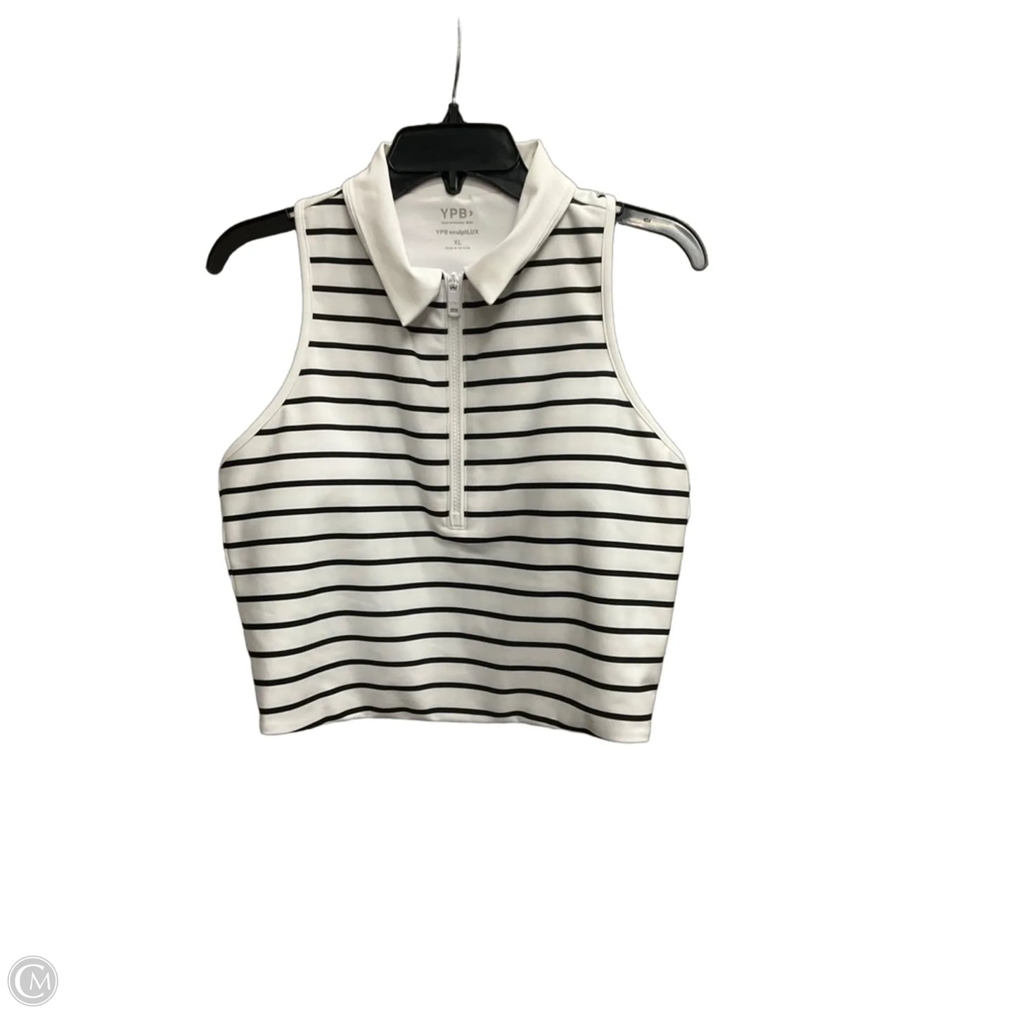 Athletic Tank Top By Ypb In Striped Pattern, Size: Xl