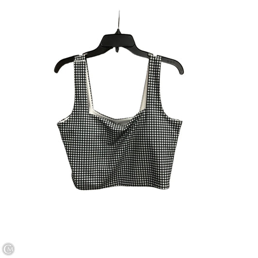 Athletic Tank Top By Ypb In Checkered Pattern, Size: Xl