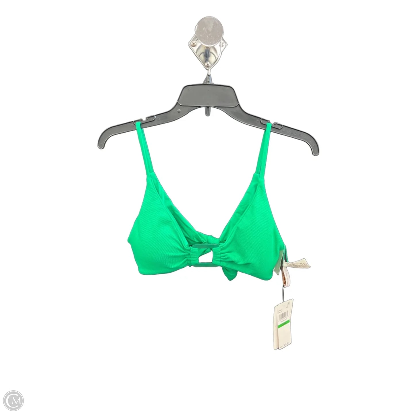 Swimsuit Top By Clothes Mentor In Green, Size: L